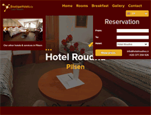 Tablet Screenshot of hotelroudna.cz